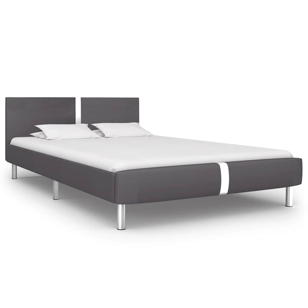 vidaXL Bedframe kunstleer zwart 120x200 cm