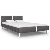 vidaXL Bedframe kunstleer zwart 120x200 cm