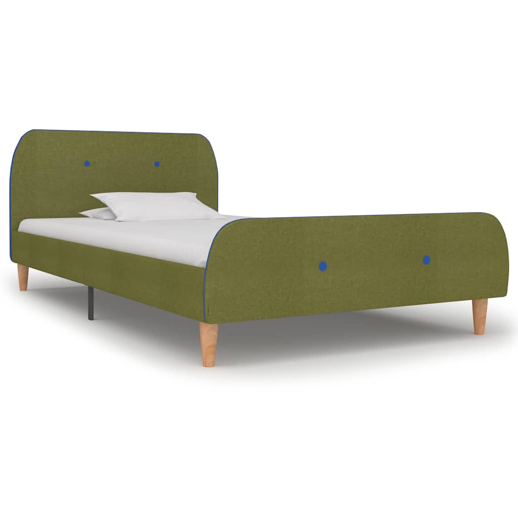 vidaXL Fabric Bed Frame Dark Grey 160x200 cm