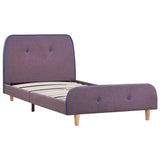 vidaXL Fabric Bed Frame Dark Grey 160x200 cm