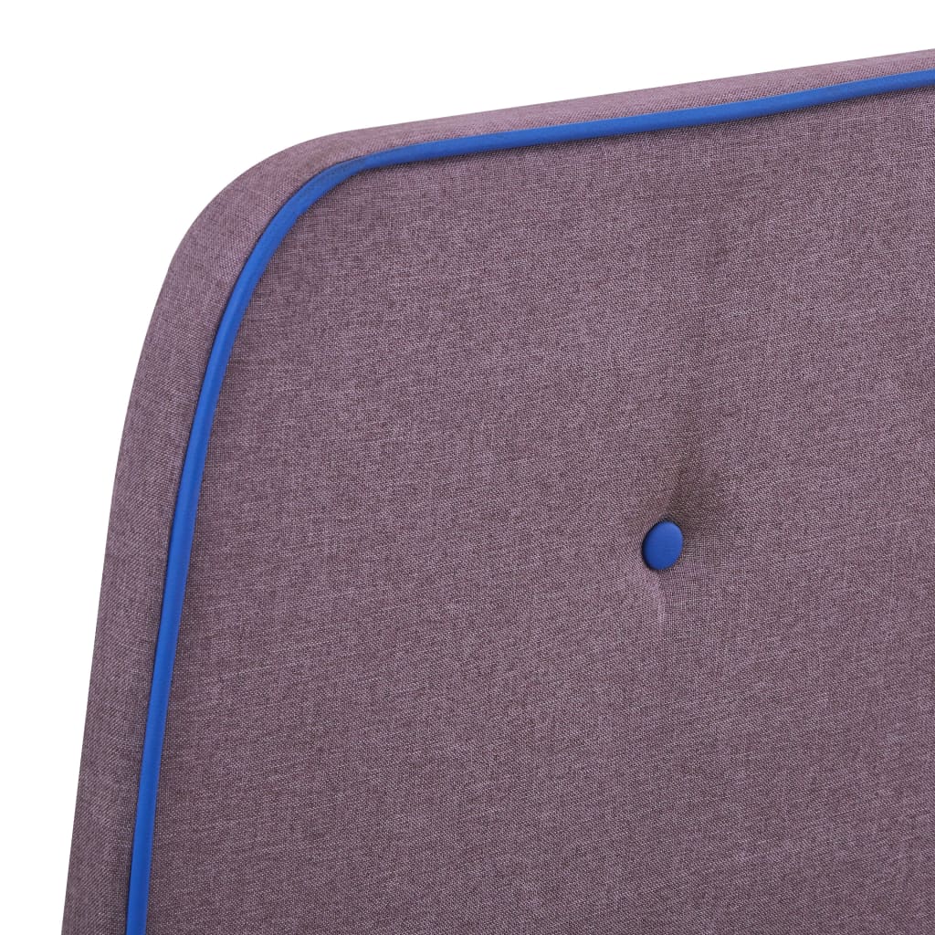 vidaXL Fabric Bed Frame Dark Grey 160x200 cm