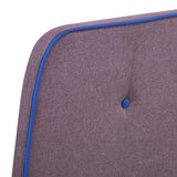 vidaXL Fabric Bed Frame Dark Grey 160x200 cm