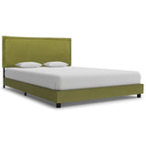 vidaXL Bed Frame Fabric Light Grey 140x200 cm