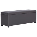 vidaXL Opbergbank lang hout wit
