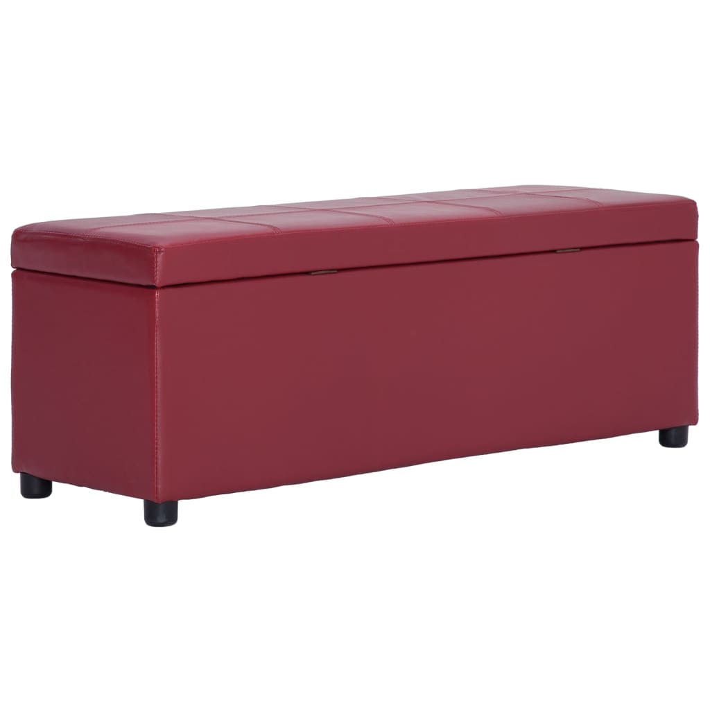 vidaXL Opbergbank lang hout wit