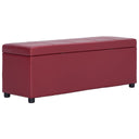 vidaXL Opbergbank lang hout wit