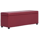 vidaXL Opbergbank lang hout wit