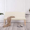 vidaXL Bankje 139,5 cm polyester donkergrijs