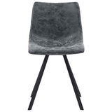 vidaXL Eetkamerstoelen 4 st kunstleer zwart