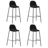 vidaXL Barstoelen 6 stof noir