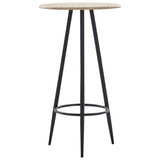 vidaXL Bartafel 60x107,5 cm MDF zwart