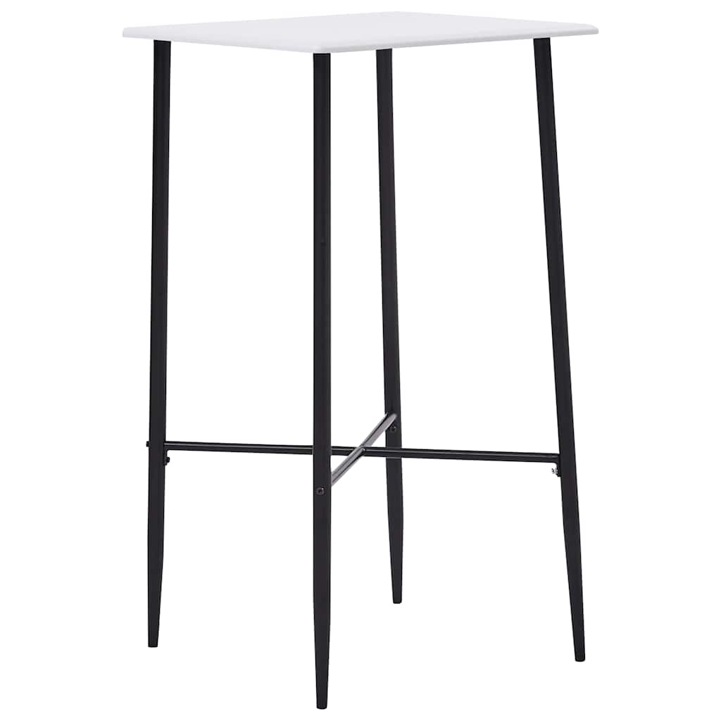 vidaXL Bartafel 60x60x111 cm MDF noir