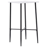 vidaXL Bartafel 60x60x111 cm MDF noir