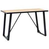 vidaXL Eettafel 120x60x75 cm MDF eikenkleurig