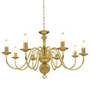 vidaXL Chandelier 8xE14 silver