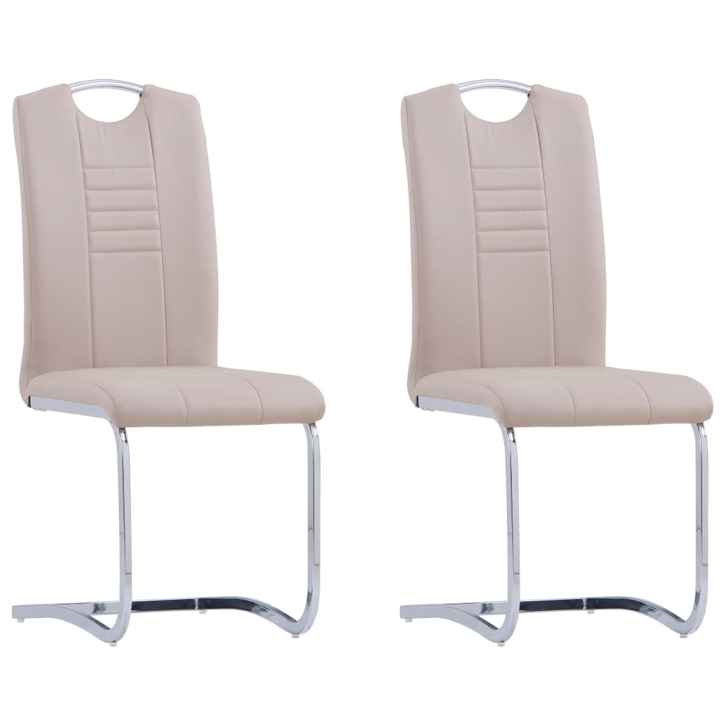 vidaXL Eetkamerstoelen 4 st art noir