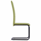 vidaXL Dining Chairs 4 pcs fabric green
