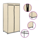 vidaXL Kledingkast 75x50x160 cm zwart