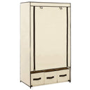 vidaXL Kledingkast 87x49x159 cm stof zwart