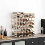 vidaXL Wine Rack for 12 Bottles Solid Pine Wood