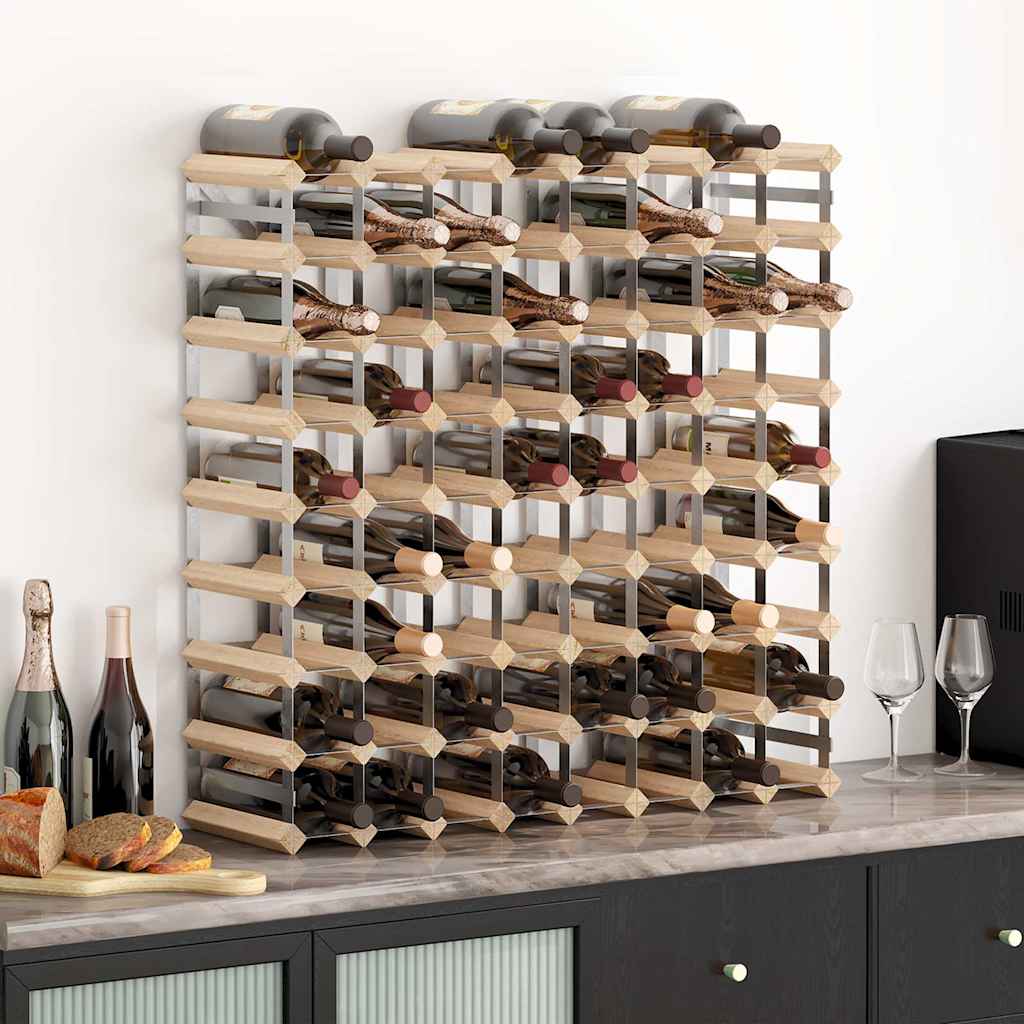 vidaXL Wine Rack for 12 Bottles Solid Pine Wood