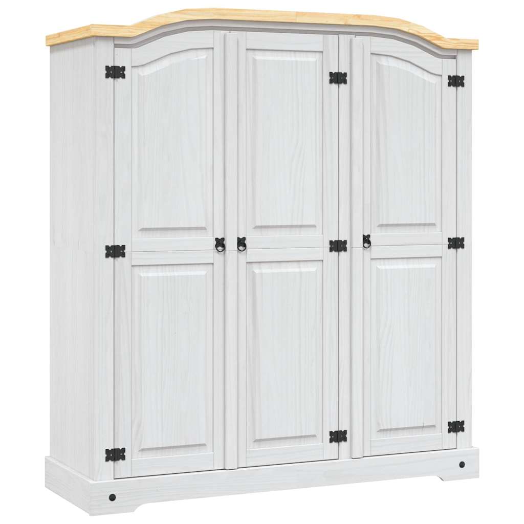 vidaXL Kledingkast Mexicaans grenenhout Corona-stijl 3 deuren