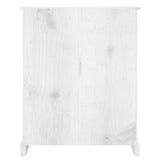 vidaXL Boekenkast 3 schappen 81x29x100 cm grenenhout Corona-stijl wit