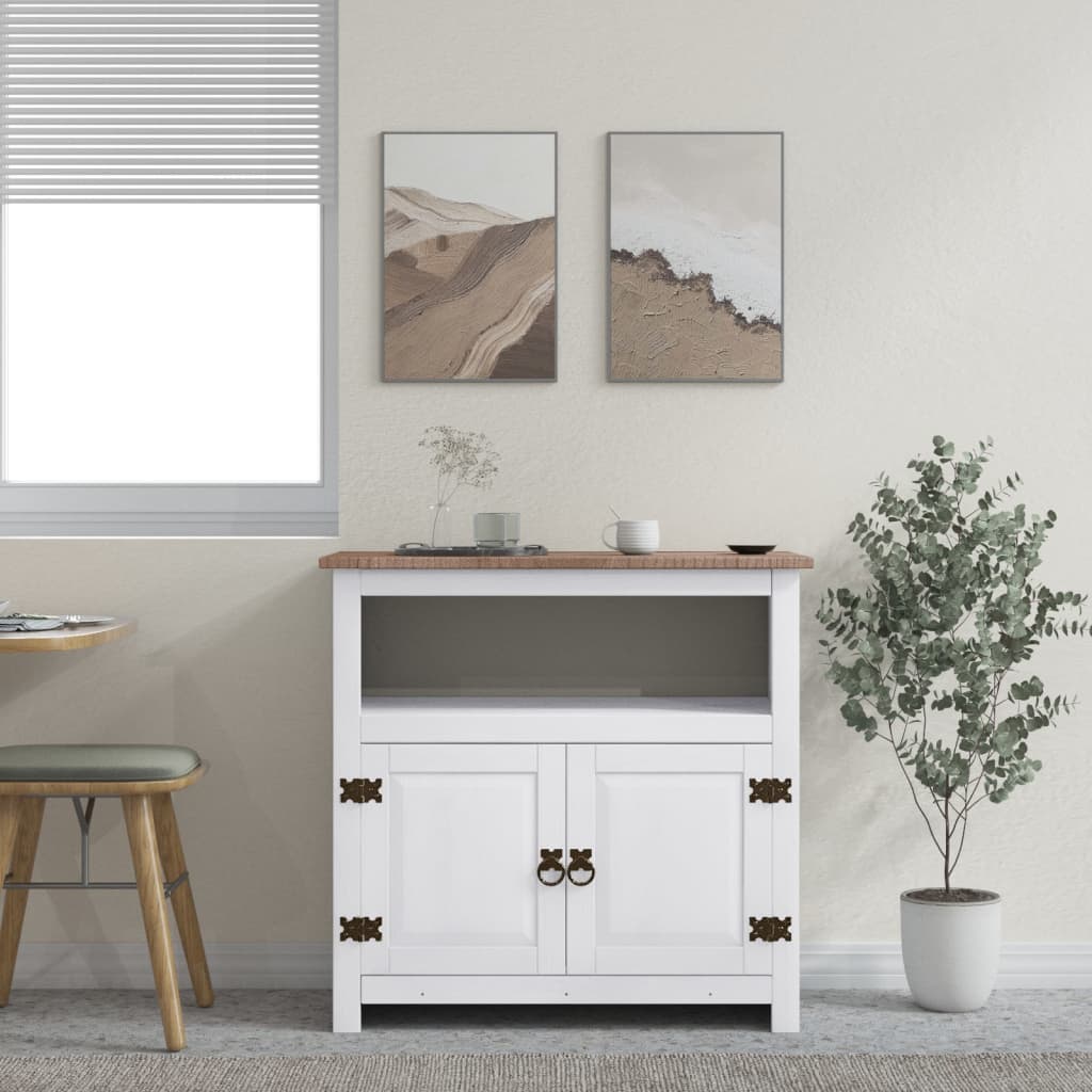 vidaXL Tv-meubel Mexicaans grenenhout Corona-stijl 80x43x78 cm