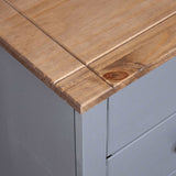 vidaXL Dressoir Panama Range 46x40x89 cm grenenhout