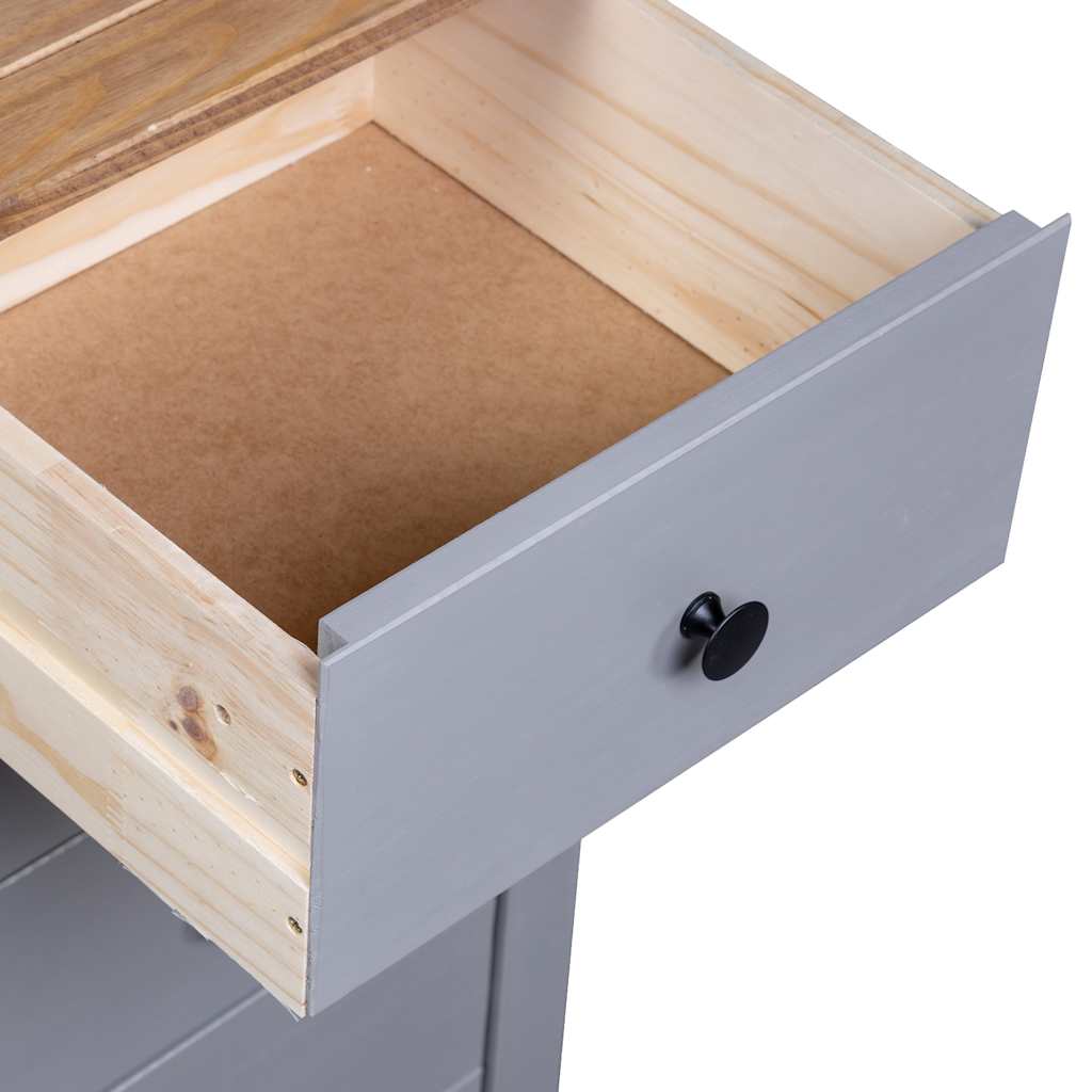 vidaXL Dressoir Panama Range 46x40x89 cm grenenhout