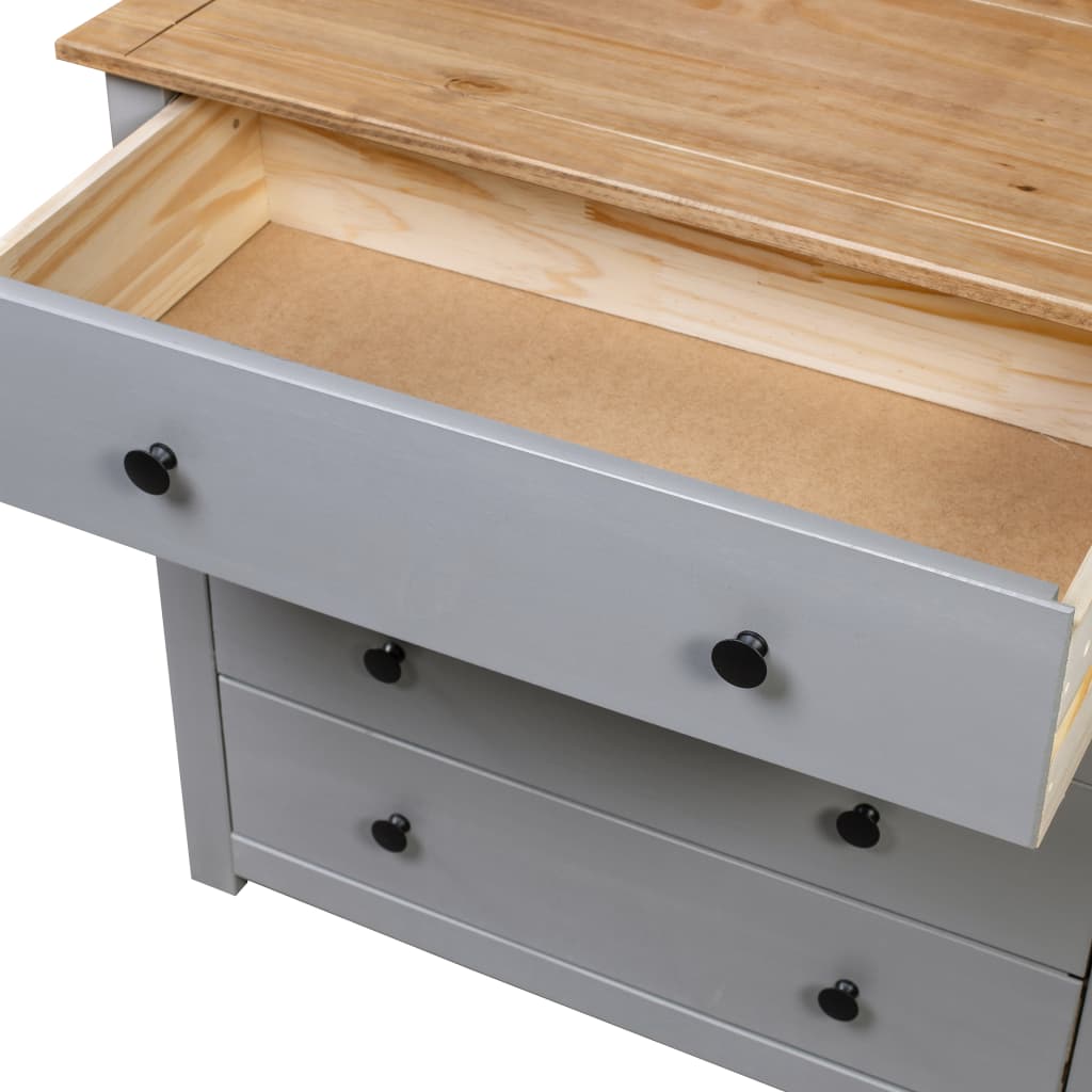 vidaXL Bijzetkast Panama Range 80x40x73 cm grenenhout