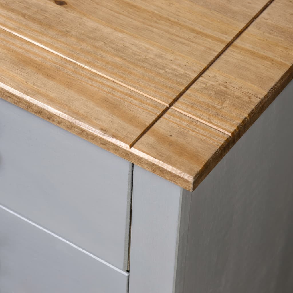 vidaXL Bijzetkast Panama Range 80x40x73 cm grenenhout