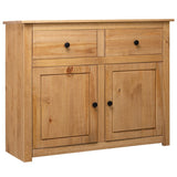 vidaXL Sideboard Panama Range 93x40x80 cm Solid Pine Wood