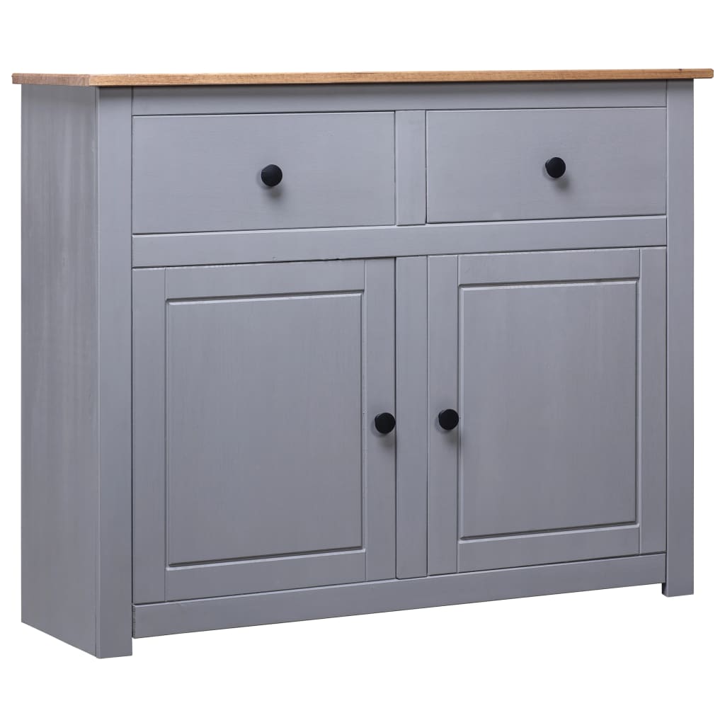 vidaXL Sideboard Panama Range 93x40x80 cm Solid Pine Wood