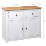 vidaXL Sideboard Panama Range 93x40x80 cm Solid Pine Wood