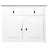 vidaXL Sideboard Panama Range 93x40x80 cm Solid Pine Wood