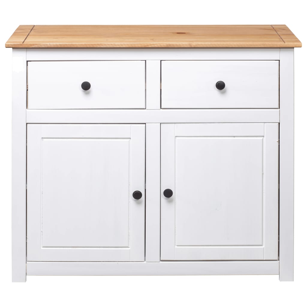 vidaXL Sideboard Panama Range 93x40x80 cm Solid Pine Wood