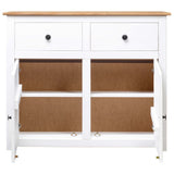 vidaXL Sideboard Panama Range 93x40x80 cm Solid Pine Wood