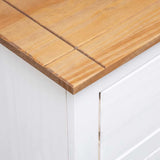 vidaXL Sideboard Panama Range 93x40x80 cm Solid Pine Wood