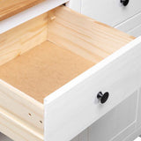 vidaXL Sideboard Panama Range 93x40x80 cm Solid Pine Wood