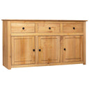 vidaXL Sideboard Panama Range 135x40x80 cm solid pine wood