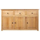 vidaXL Sideboard Panama Range 135x40x80 cm solid pine wood
