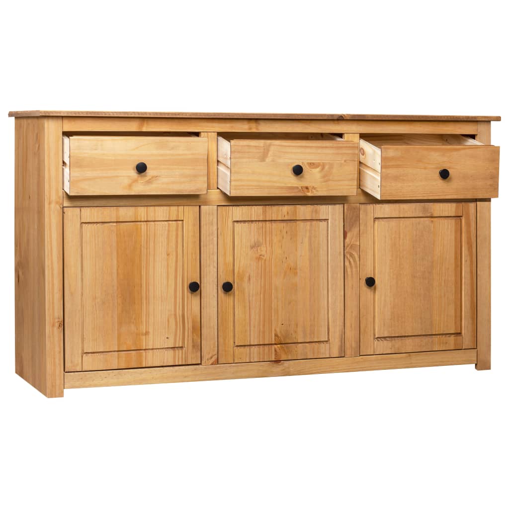 vidaXL Sideboard Panama Range 135x40x80 cm solid pine wood
