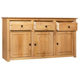 vidaXL Sideboard Panama Range 135x40x80 cm solid pine wood