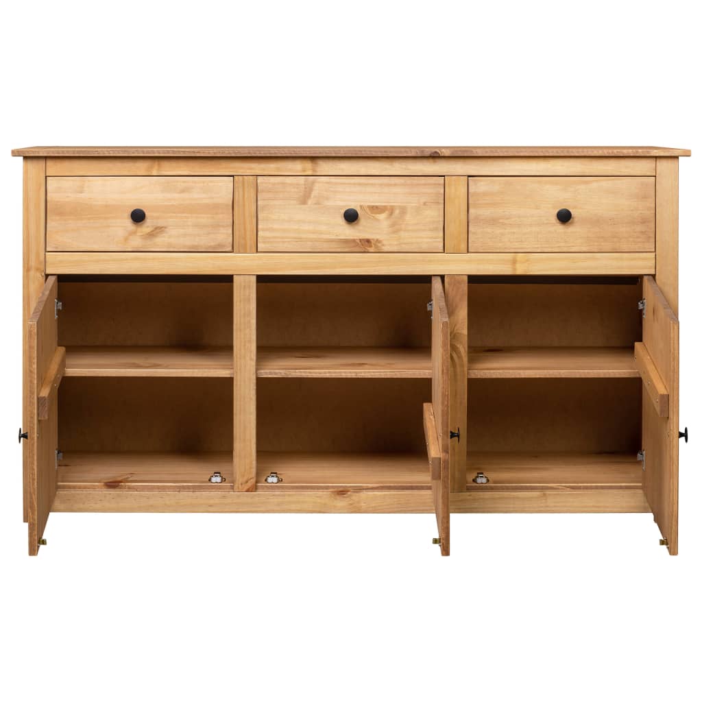 vidaXL Sideboard Panama Range 135x40x80 cm solid pine wood