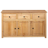 vidaXL Sideboard Panama Range 135x40x80 cm solid pine wood