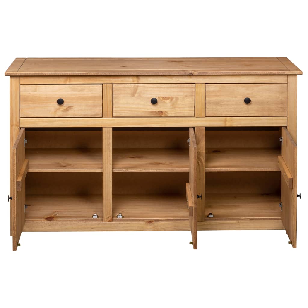 vidaXL Sideboard Panama Range 135x40x80 cm solid pine wood
