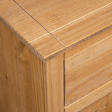 vidaXL Sideboard Panama Range 135x40x80 cm solid pine wood
