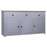 vidaXL Sideboard Panama Range 135x40x80 cm solid pine wood