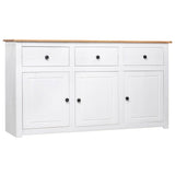 vidaXL Sideboard Panama Range 135x40x80 cm solid pine wood